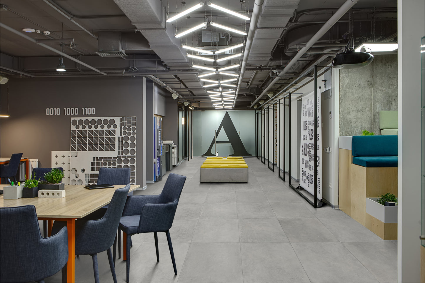 Cement Dark Grey Matt 600x600mm lifestyle