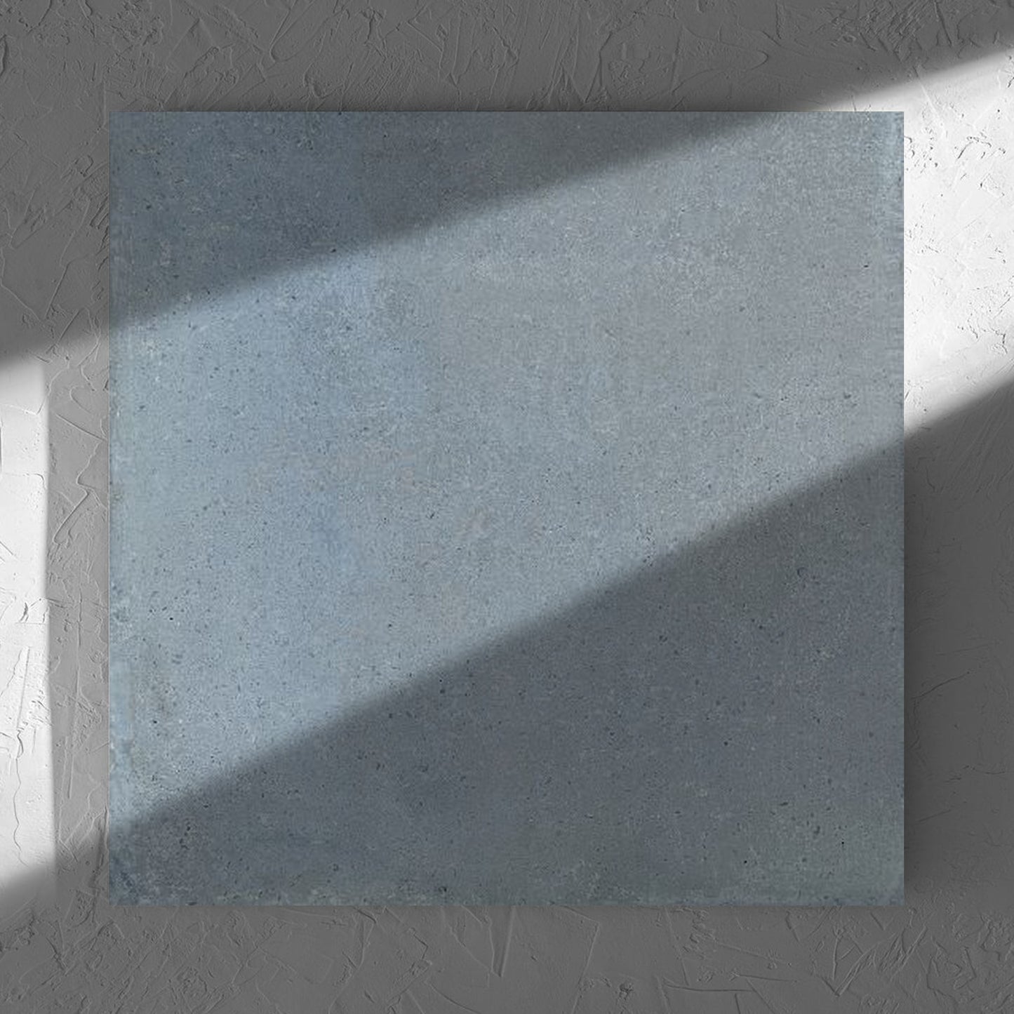 Cotto Sky Matt 600x600mm tile in soft natural window light, showing the matt surface