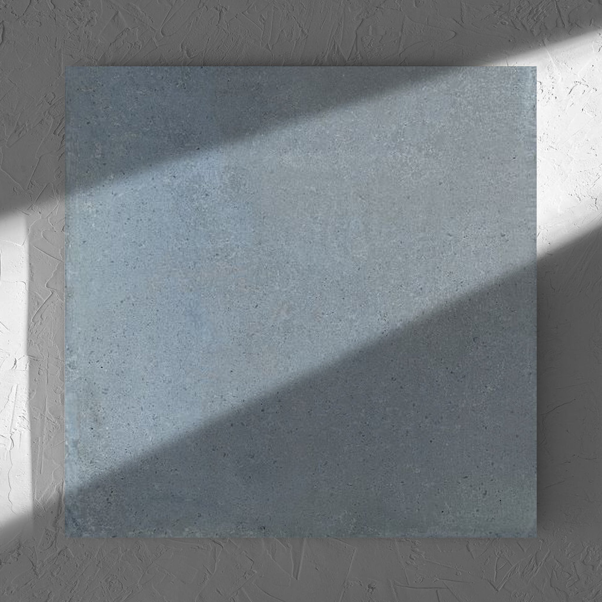 Cotto Sky Matt 600x600mm tile in soft natural window light, showing the matt surface