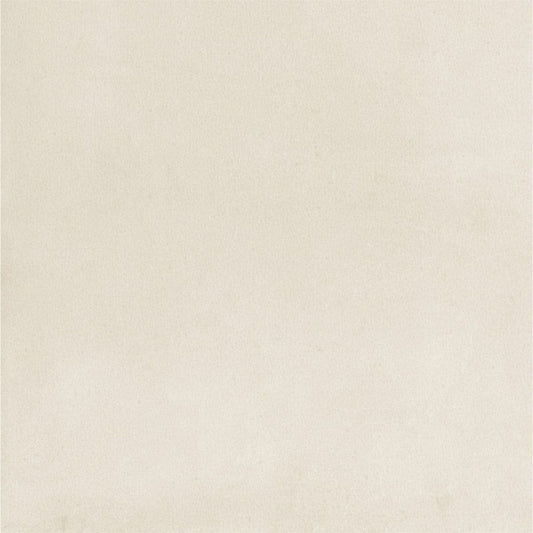 Close-up of Craft Art Ice 200x200mm tile showing a smooth matte finish in a soft off-white cream tone with subtle surface variation.