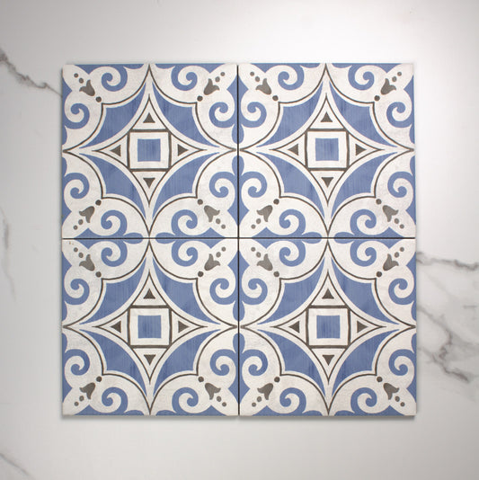 Paint Cardinali Decor 205x205mm top view