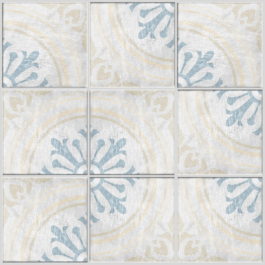 Antiquity Valencia Blue Decor 150x150mm