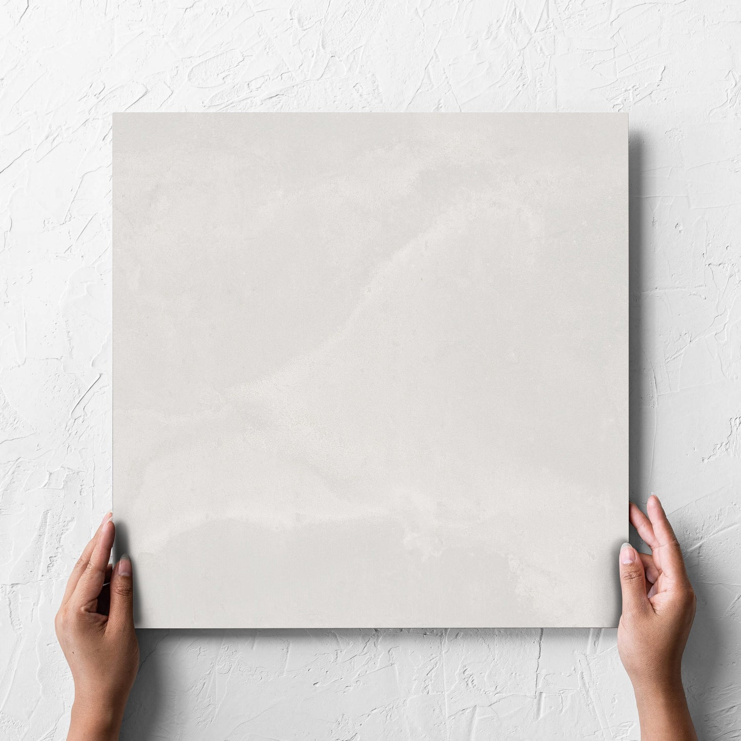 Thor White Matt 450x450mm hand 5