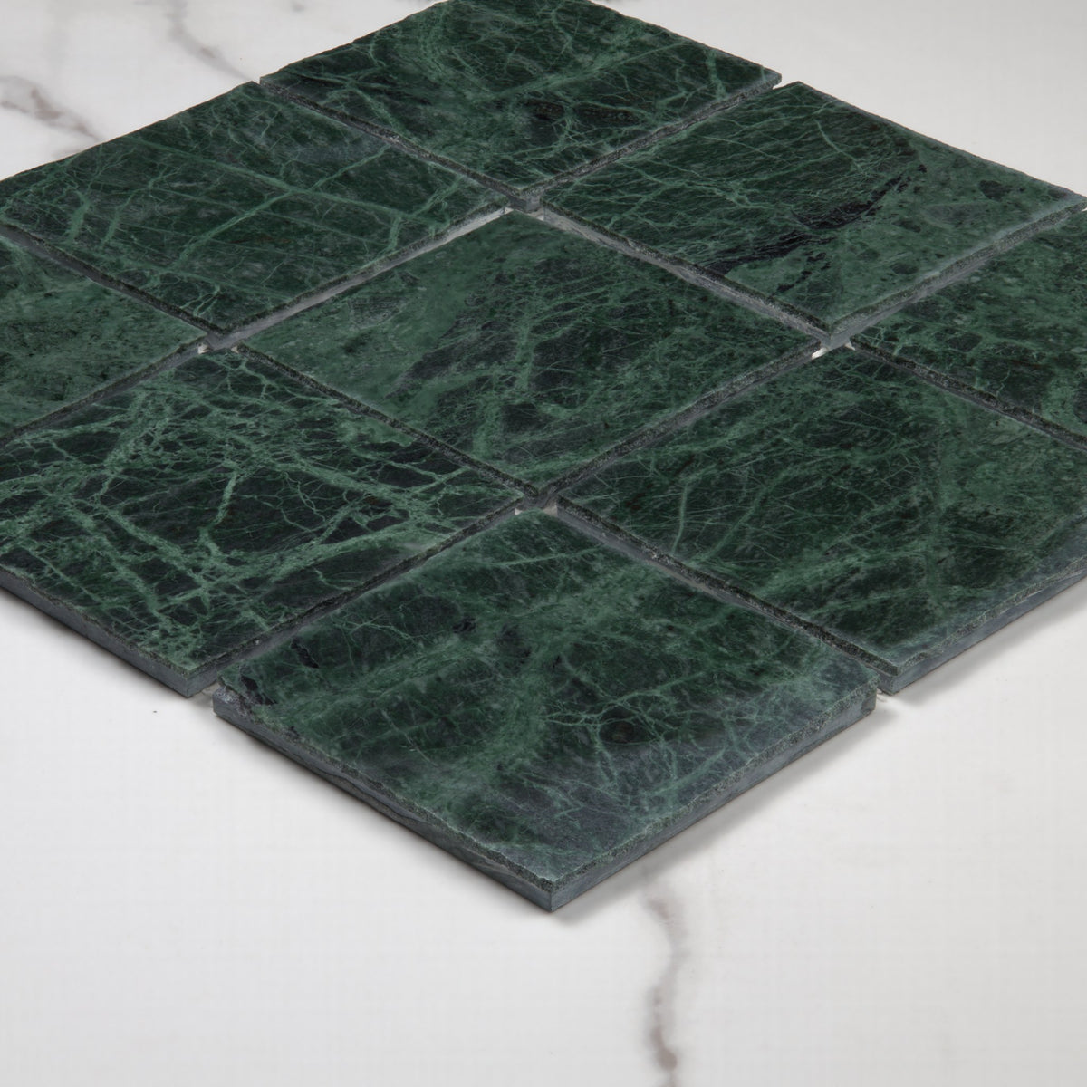 Elementa Verdi Alpi Mosaic 100x100mm angle view