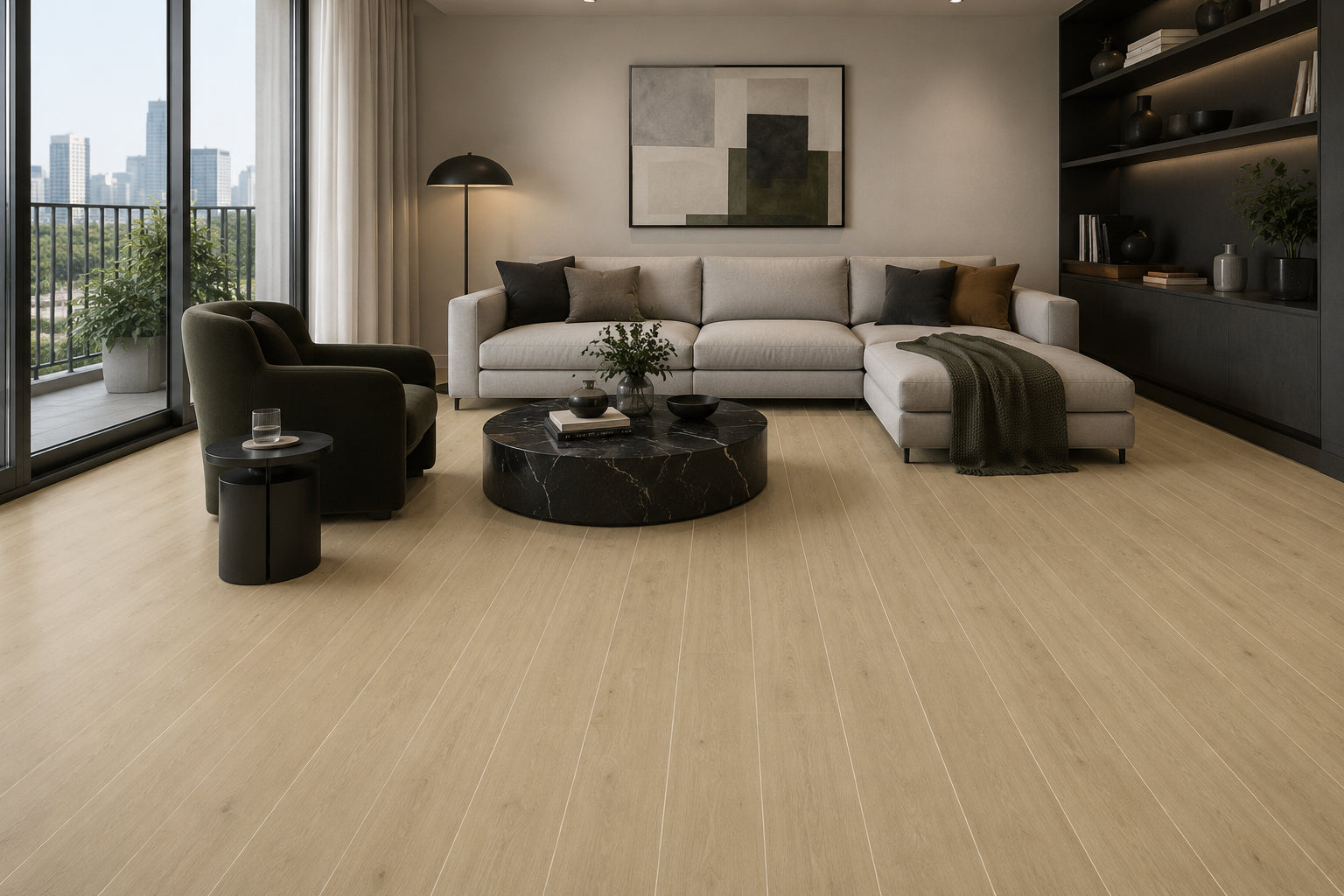 Entice Tan Matt 200x1200mm lifestyle