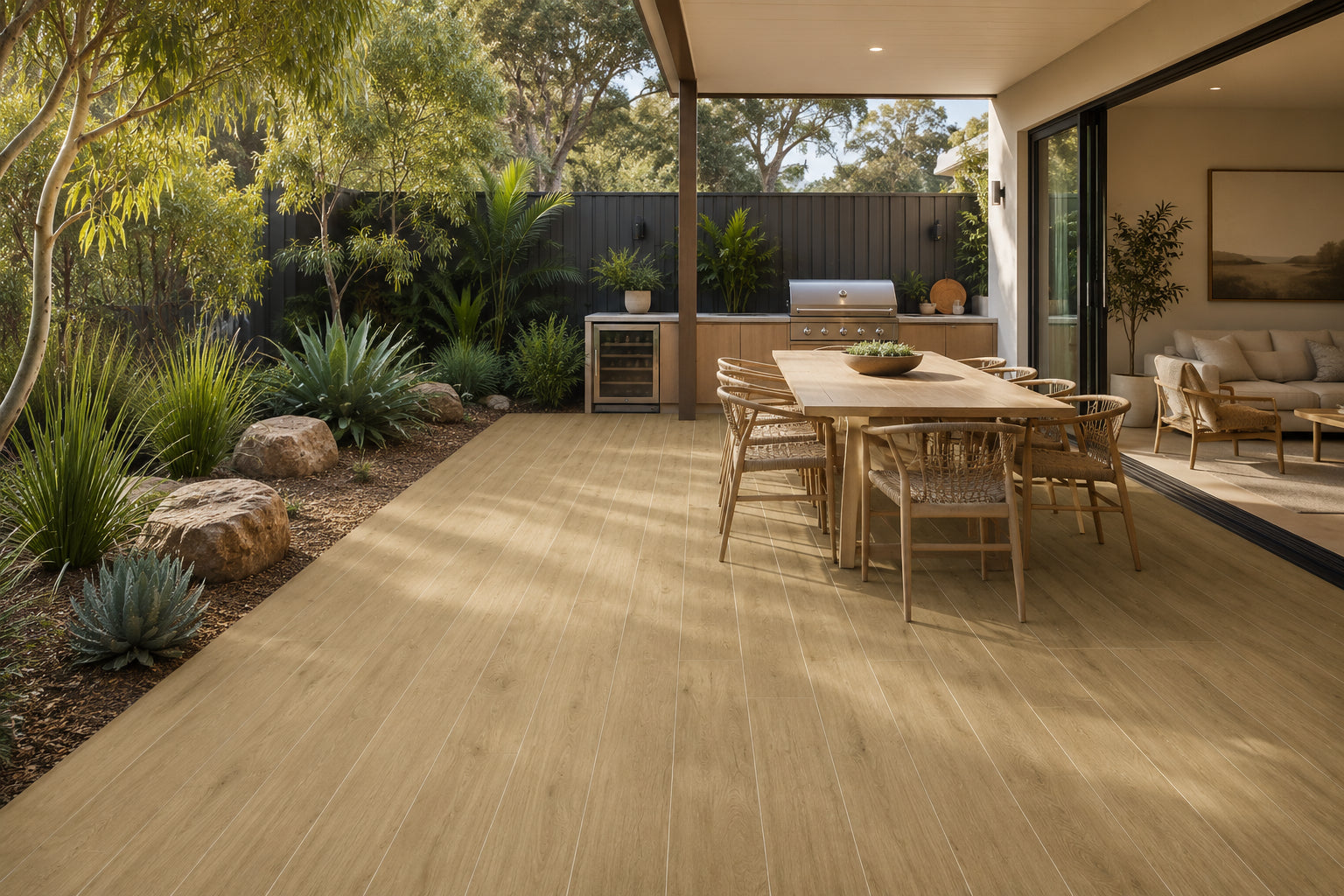 Entice Walnut Matt 200x1200mm lifestyle