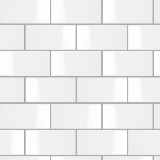 Simplicity White Pressed Gloss 300x600mm