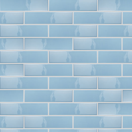 Aquarella Sky Blue Matt 75x300mm