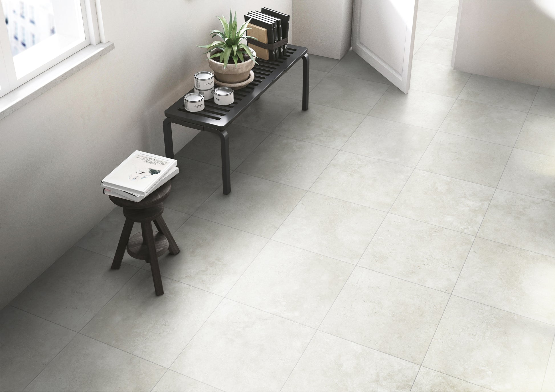 Fossil Stone Sand Matt 300x600mm lifestyle