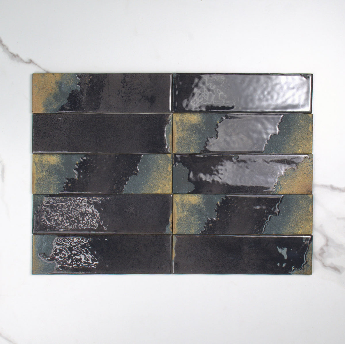Granadella Carbon Gloss 64x223mm top view
