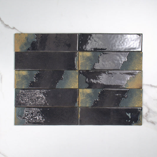 Granadella Carbon Gloss 64x223mm top view