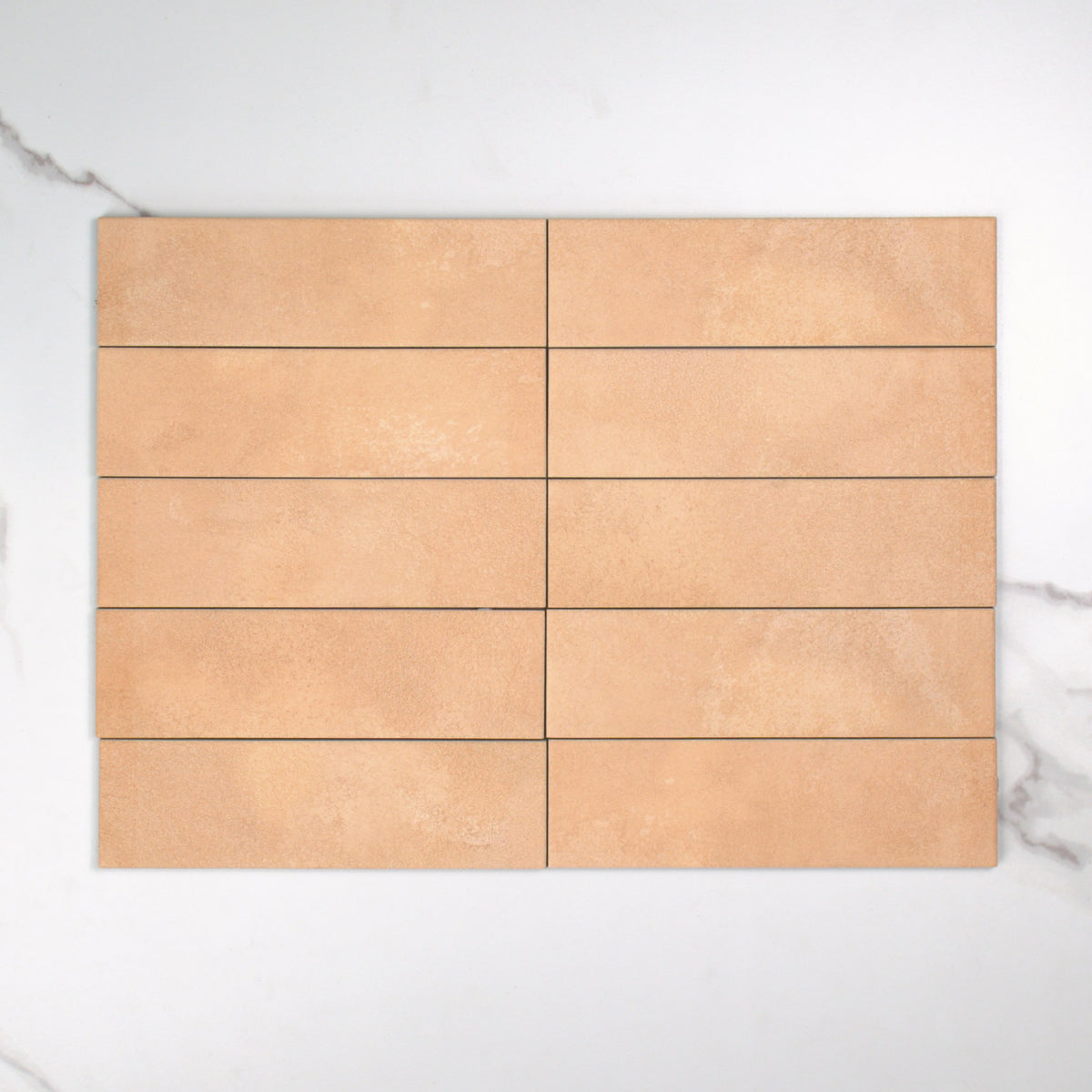 Greenland Peach Matt 64x223mm top view