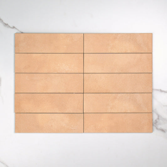 Greenland Peach Matt 64x223mm top view