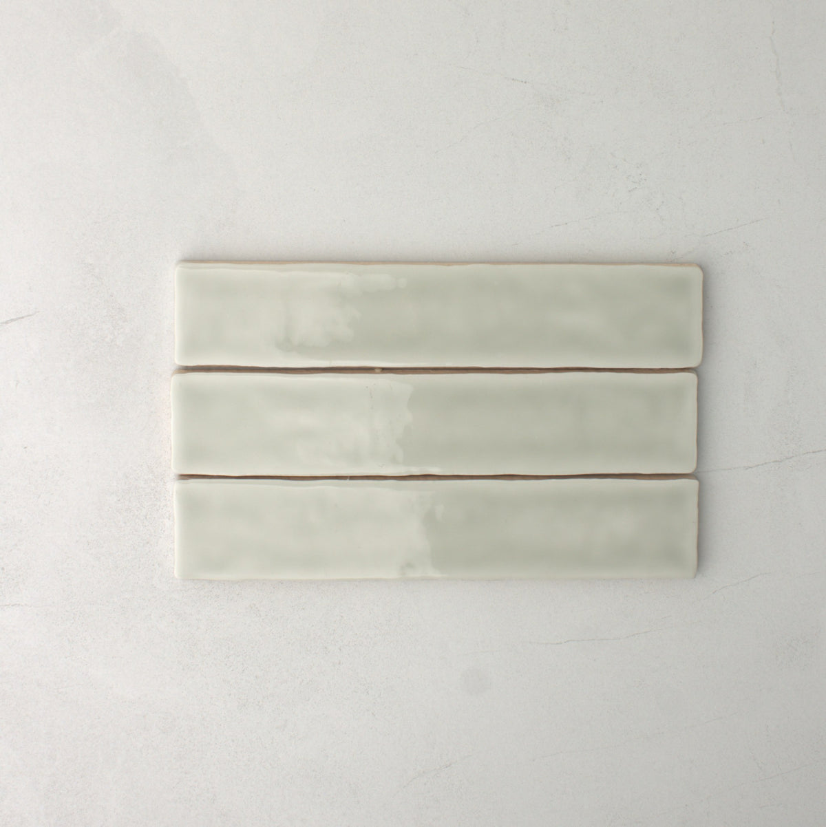 Spanish Handmade Gloss Cement 75x300mm top view