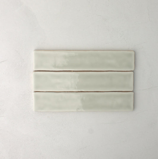 Spanish Handmade Gloss Cement 75x300mm top view
