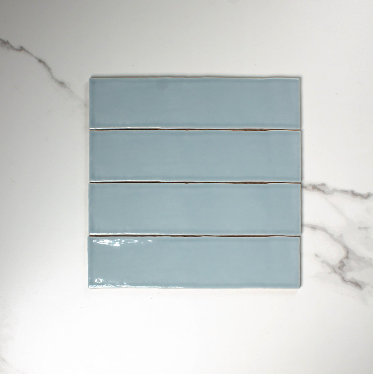 handmade gloss ocean 75x300mm top view
