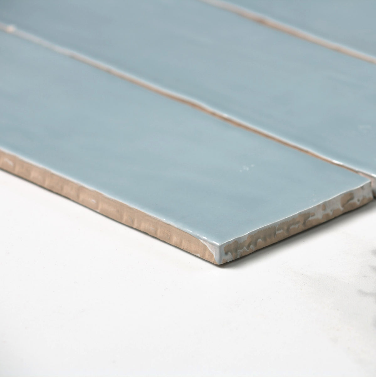 handmade gloss ocean 75x300mm angle view