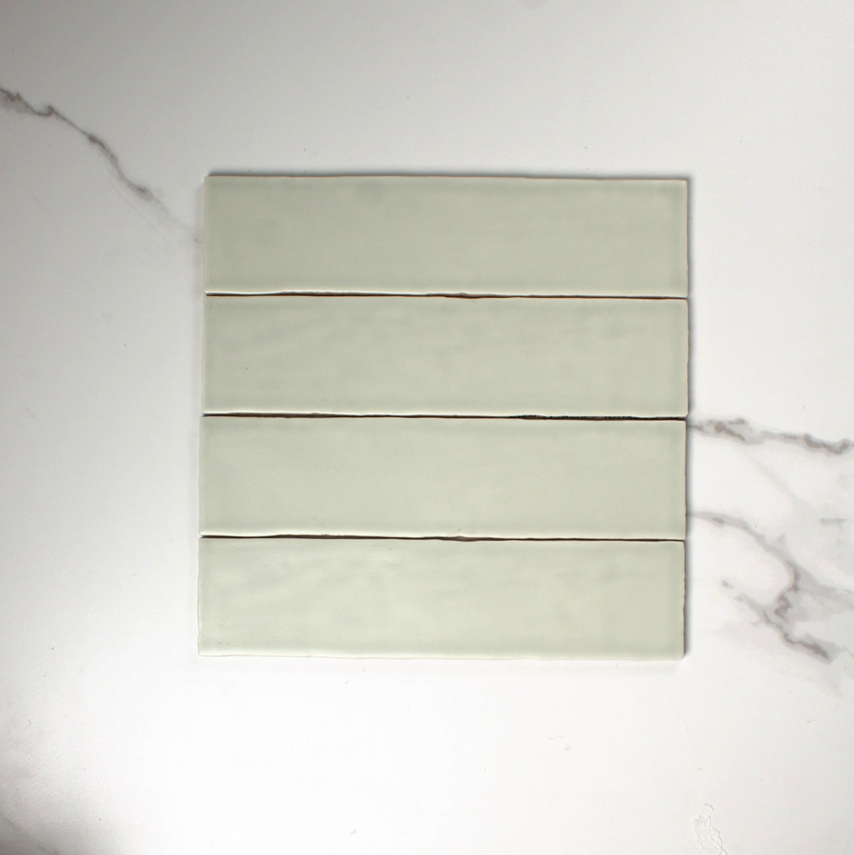handmade matt cement 75x300mm top view