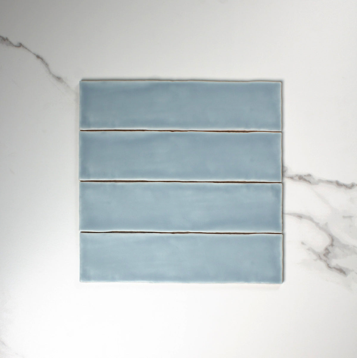 handmade matt ocean 75x300mm top view