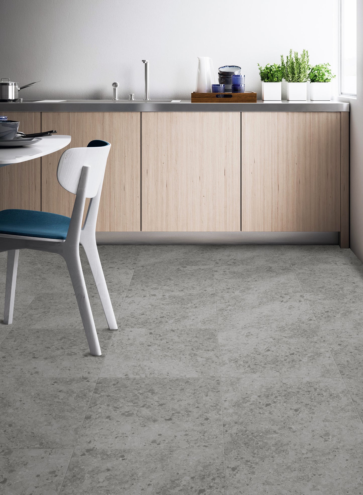 Isla Slate Matt 450x450mm lifestyle