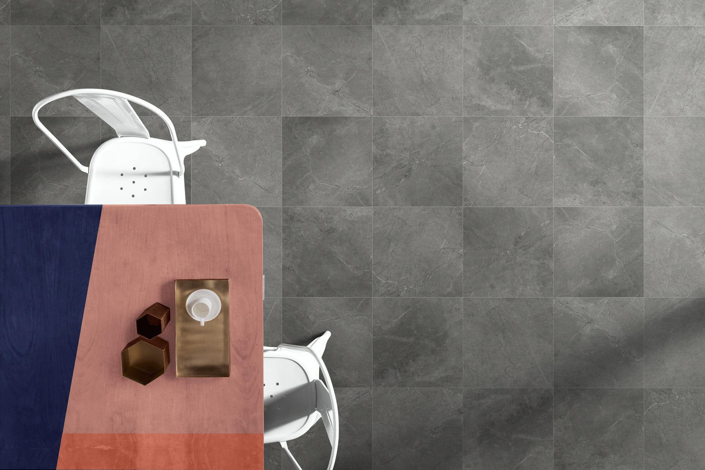 Kashmir Ash Matt 300x300mm lifestyle