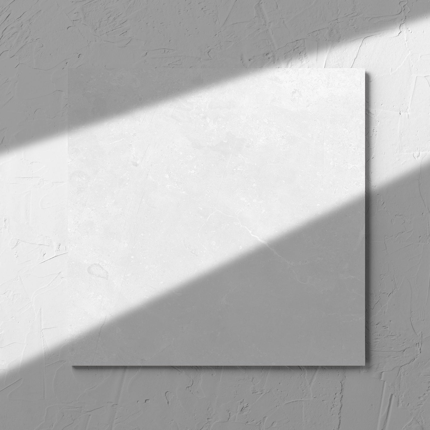 Kashmir Bone Matt 300x300mm tile in soft natural window light, showing the matt surface