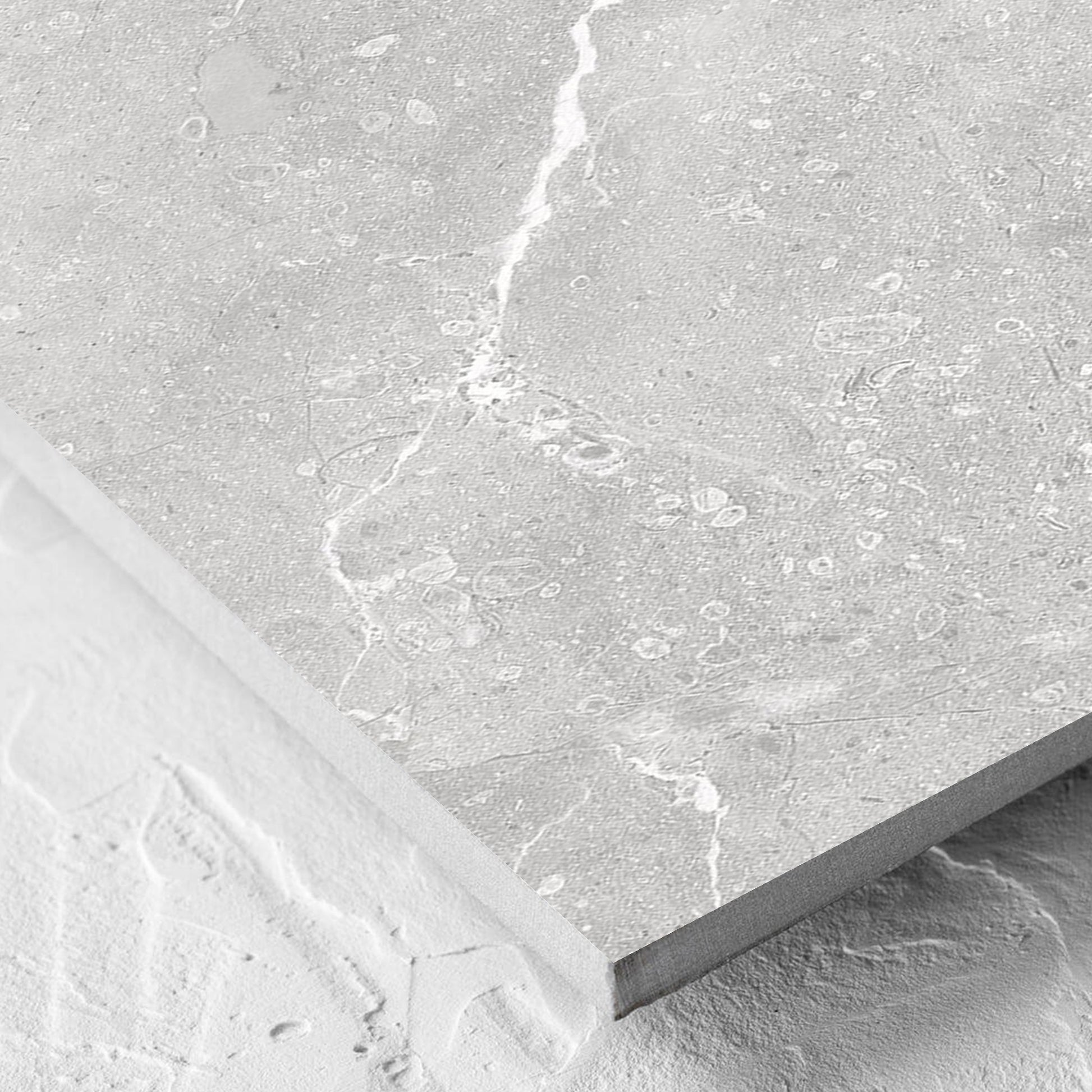 Corner close-up of the Kashmir Stone Matt 300x600mm tile showing the matt surface and the edge profile