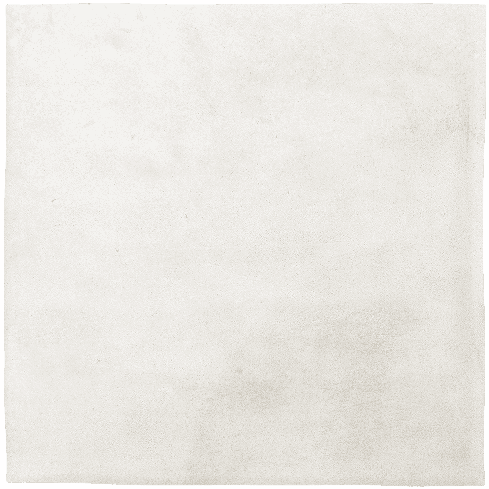 Close-up pack shot of Krema Bloc Vanilla Gloss Krema Bloc Vanilla Gloss 125x125, a small square gloss tile in soft white with subtle natural variation.