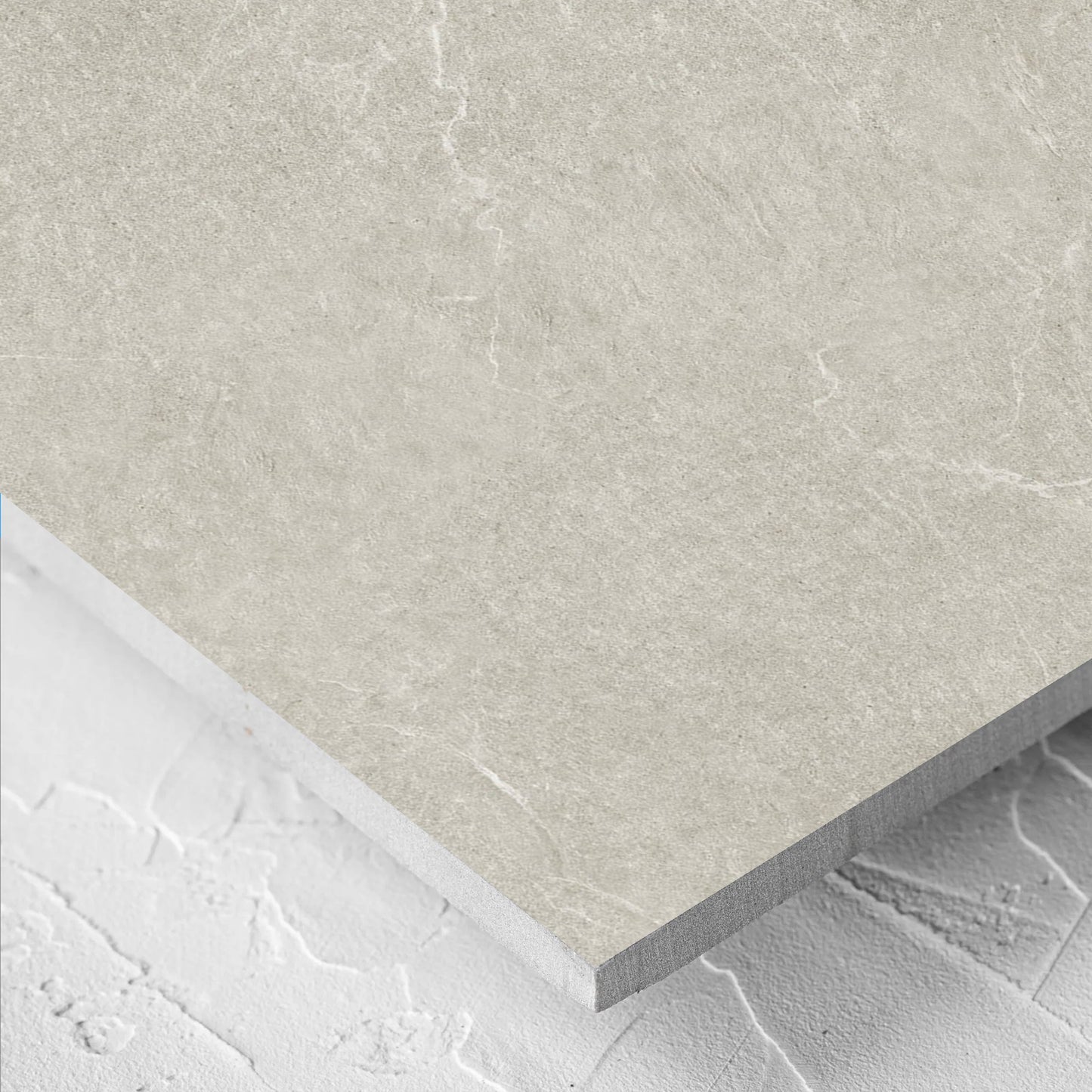 Close-up of the Lava Soft Beige Amber 600x1200mm tile showing the tile surface in detail