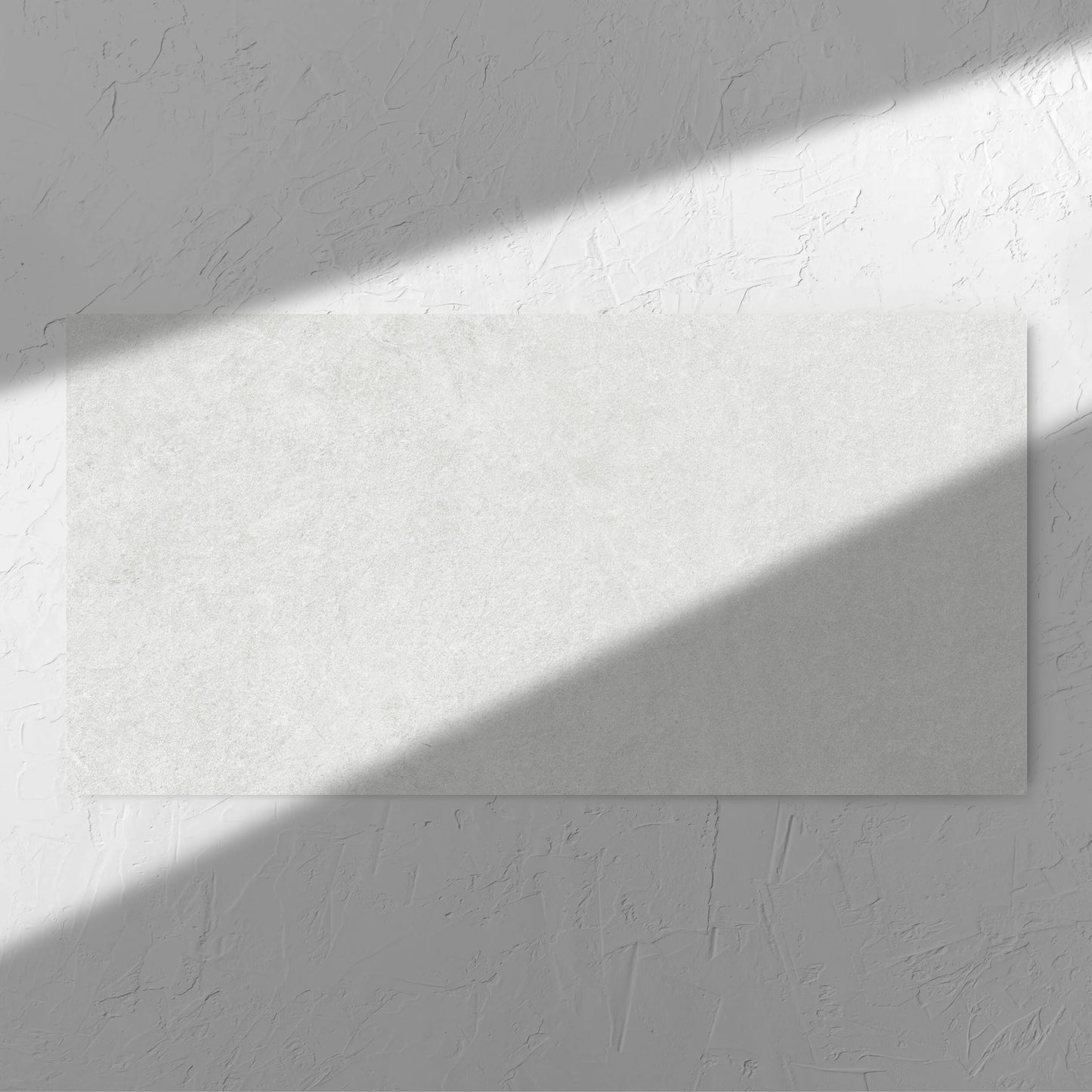Lava White Amber 600x1200mm tile in soft natural window light, showing the tile surface