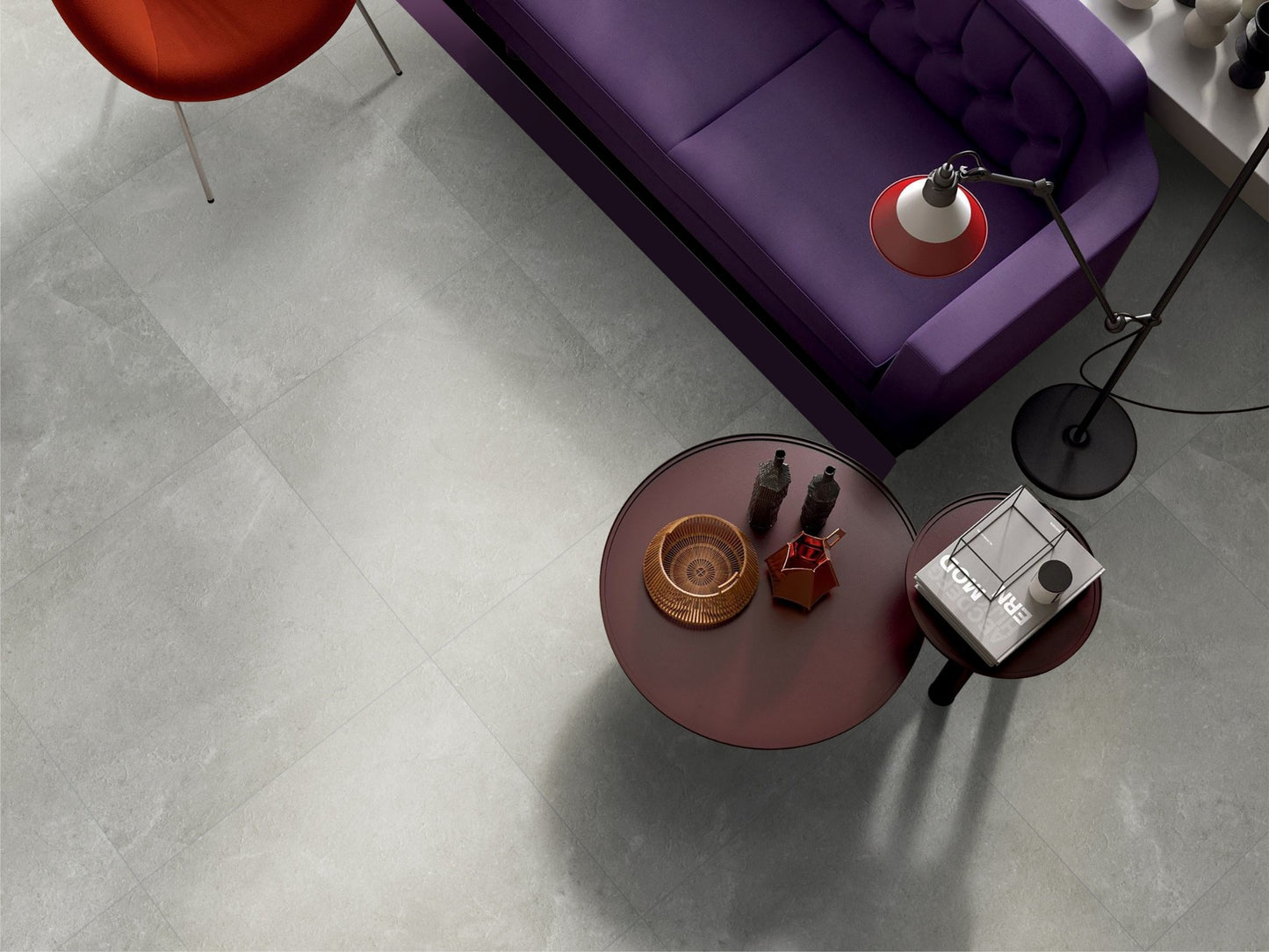 Lusso Grigio Matt 300x600mm lifestyle