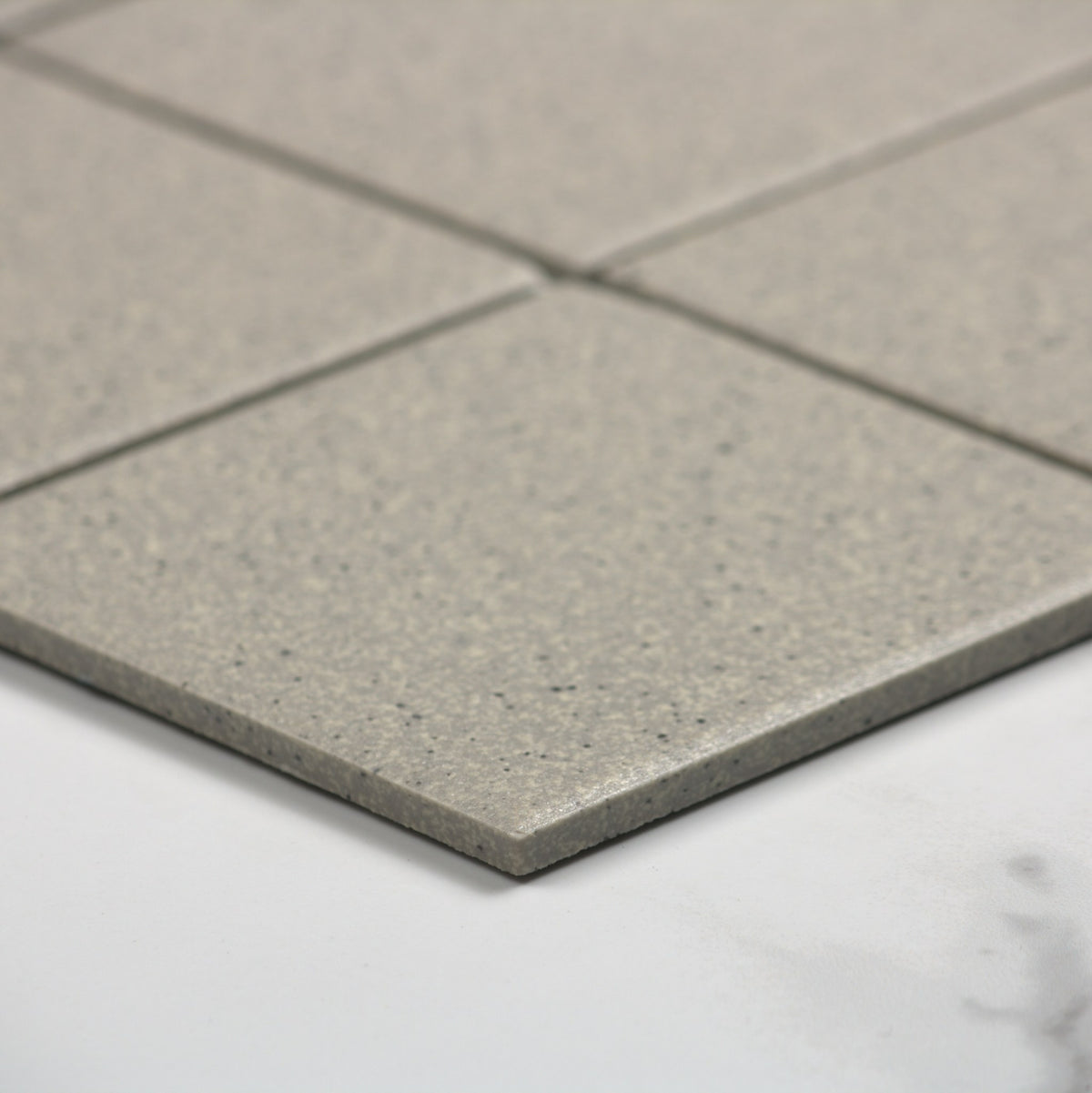 Marlowe Cement Speckled Matt Mosaic 97x97mm angle view