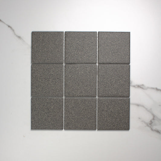 Marlowe Charcoal Speckled Matt Mosaic 97x97mm top view