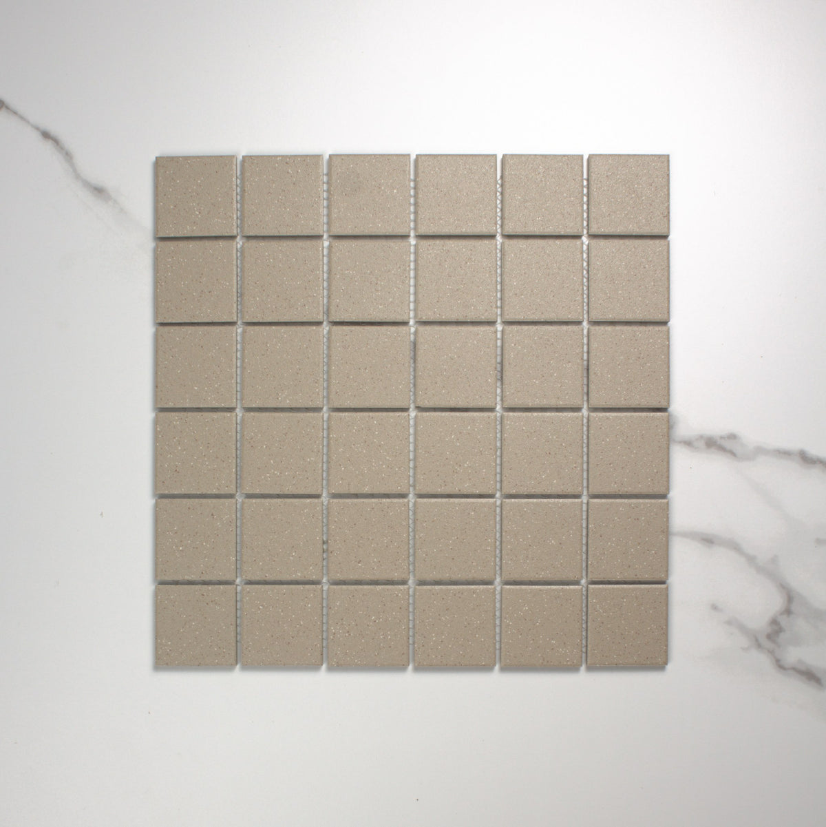 Marlowe Dune Speckled Matt Mosaic 48x48mm top view