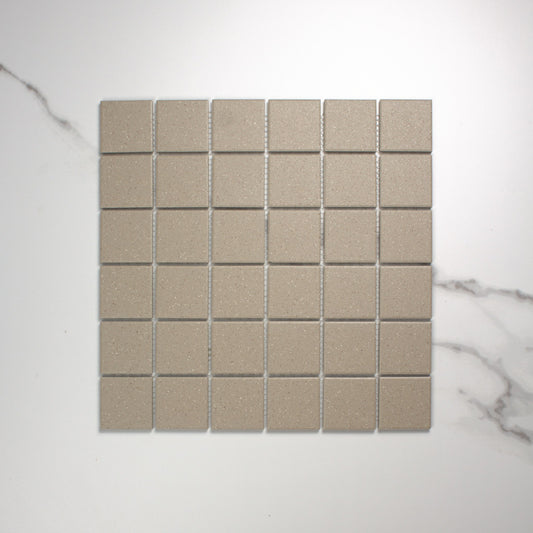 Marlowe Dune Speckled Matt Mosaic 48x48mm top view