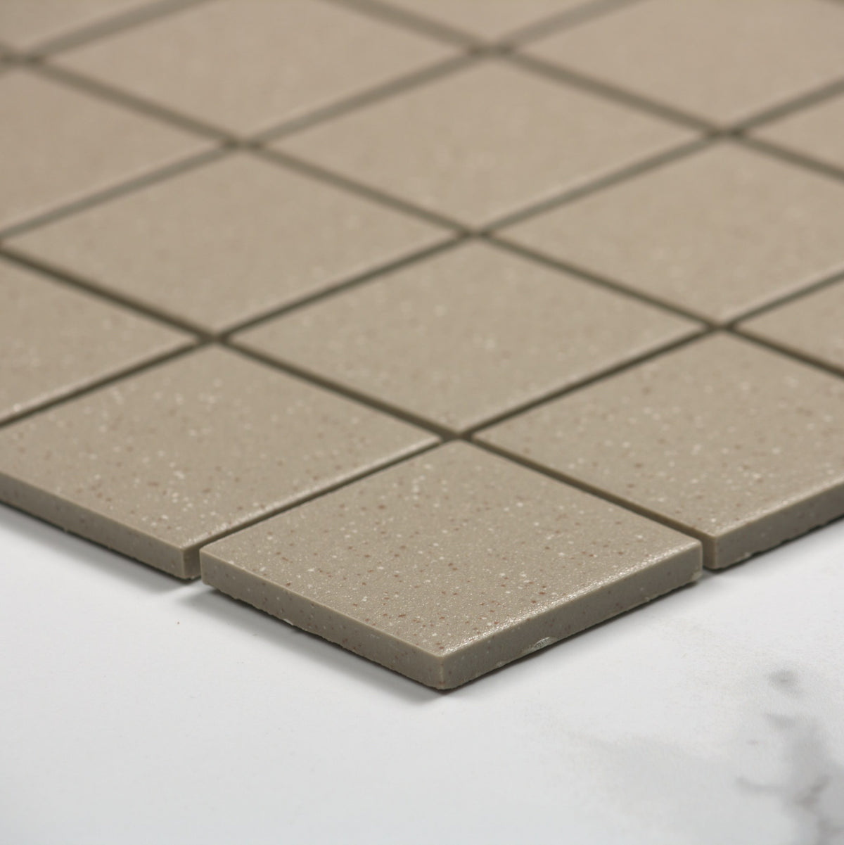 Marlowe Dune Speckled Matt Mosaic 48x48mm angle view