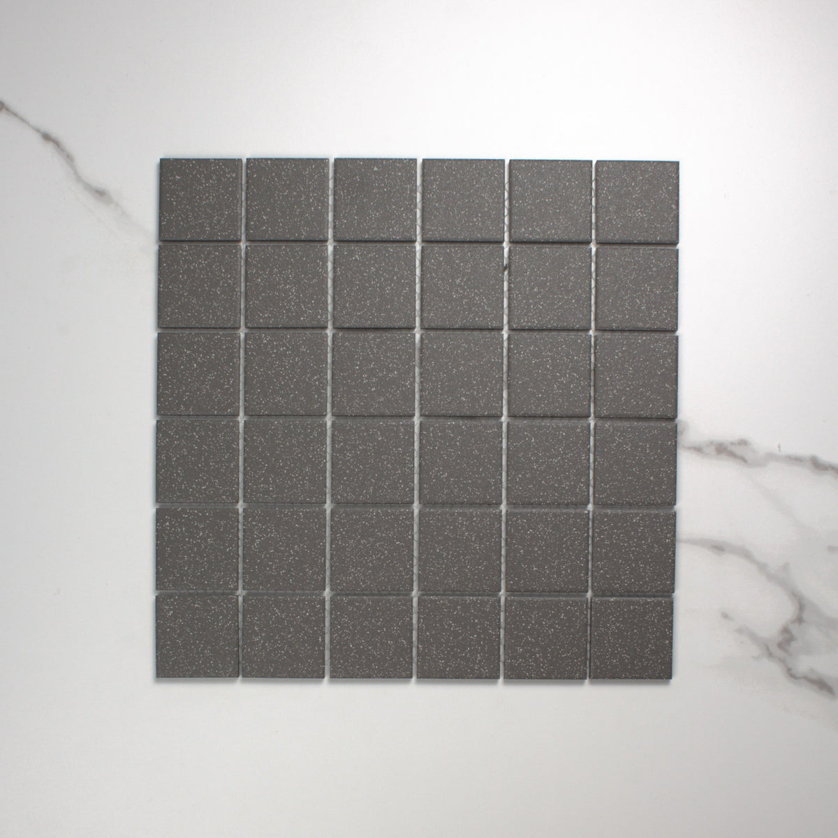 Marlowe Midnight Speckled Matt Mosaic 48x48mm top view