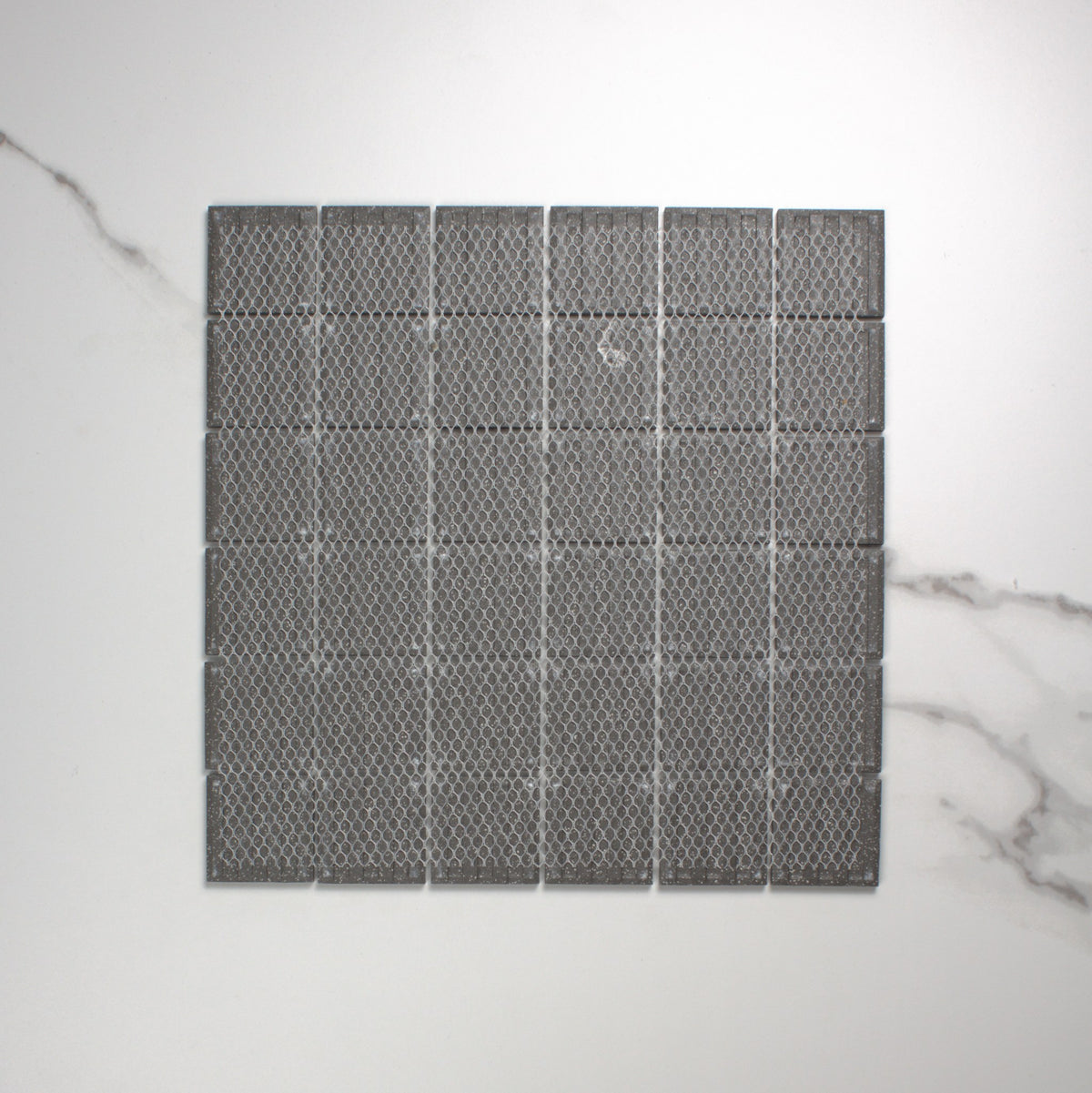 Marlowe Midnight Speckled Matt Mosaic 48x48mm top view