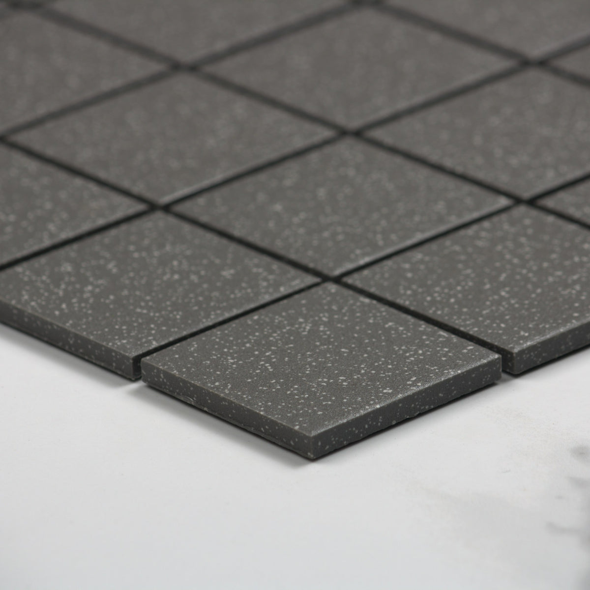 Marlowe Midnight Speckled Matt Mosaic 48x48mm angle view