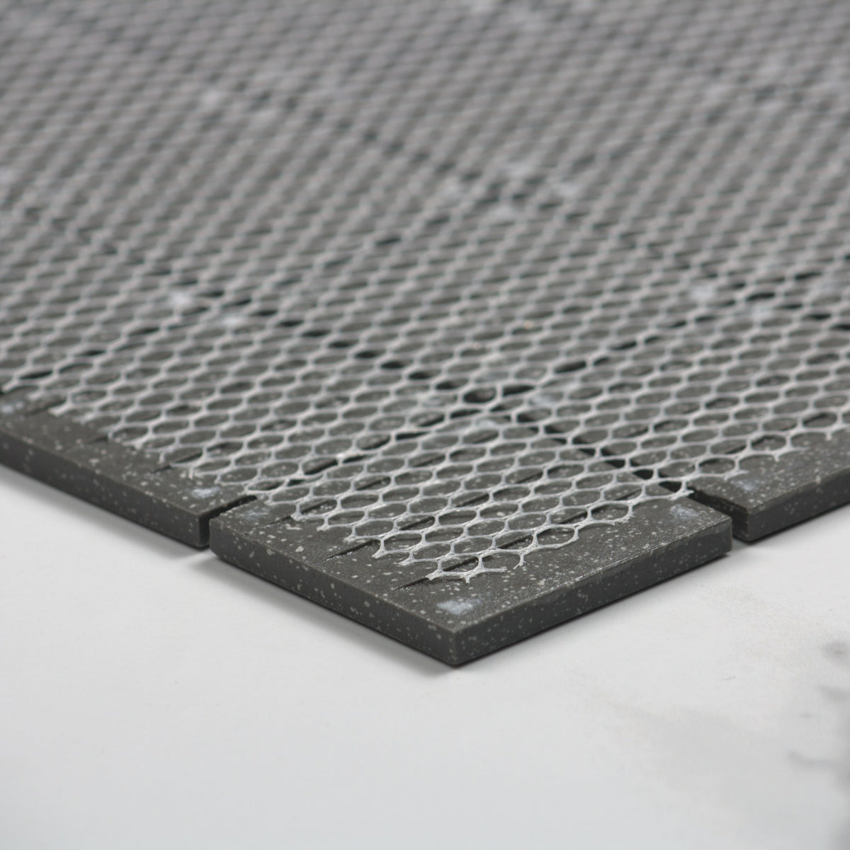 Marlowe Midnight Speckled Matt Mosaic 48x48mm angle view