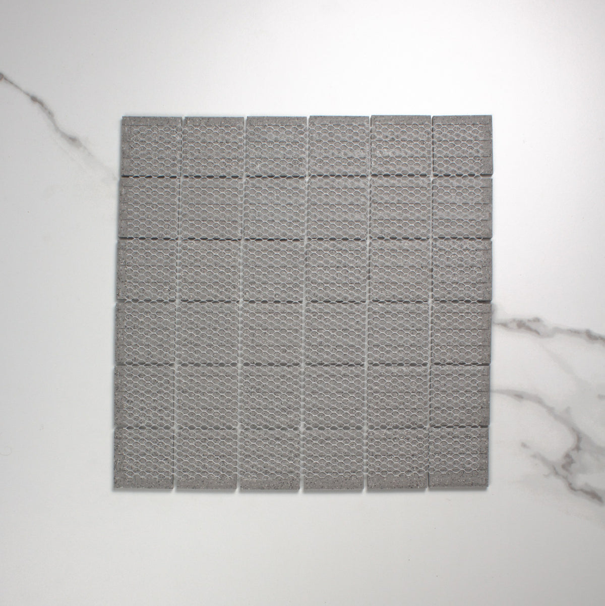 Marlowe Smoke Speckled Matt Mosaic 48x48mm top view