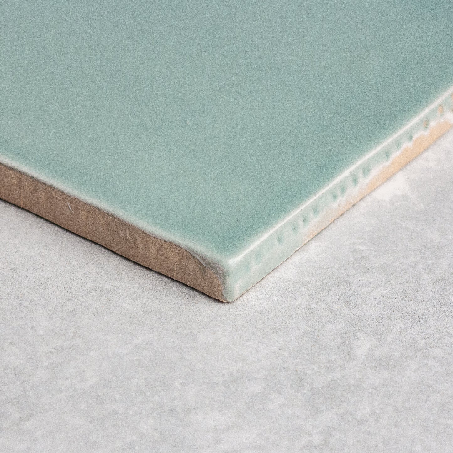 Handmade Matt Menta  100x100mm