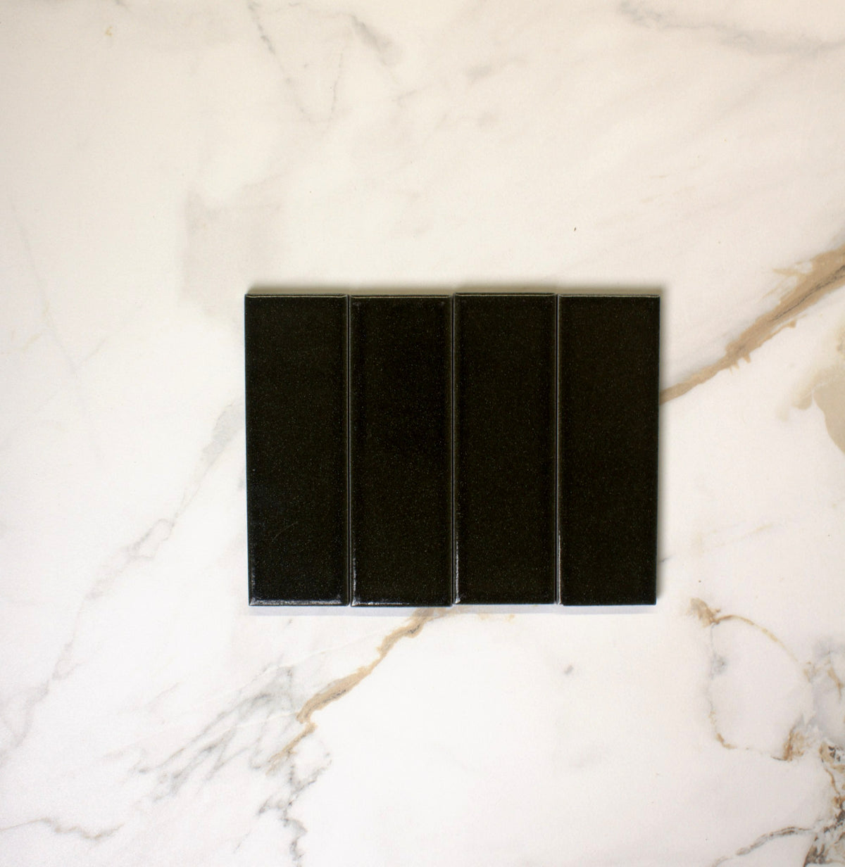 micare evergreen dark gloss 50x150mm top view
