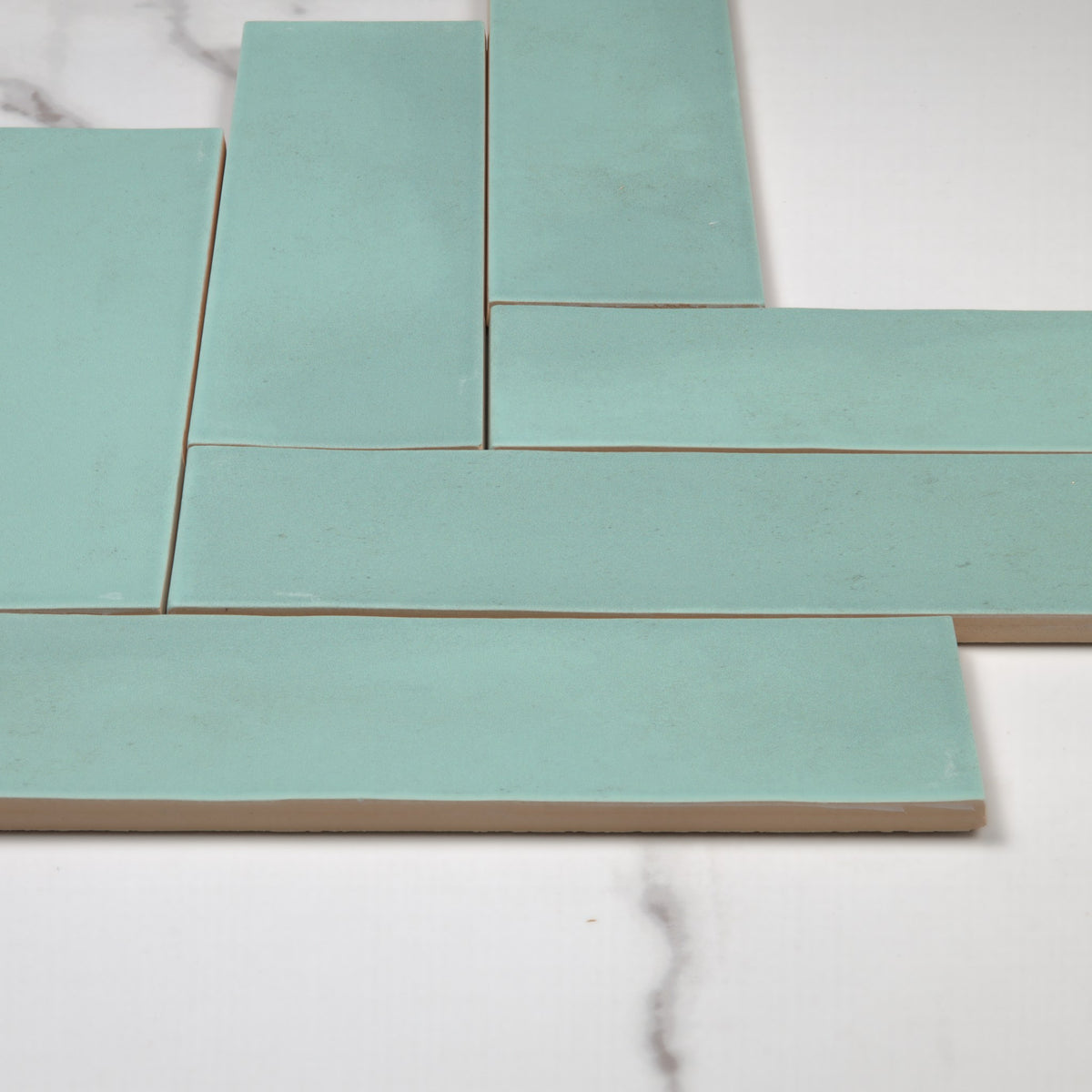 Milano Menta Matt 69x240mm angle view