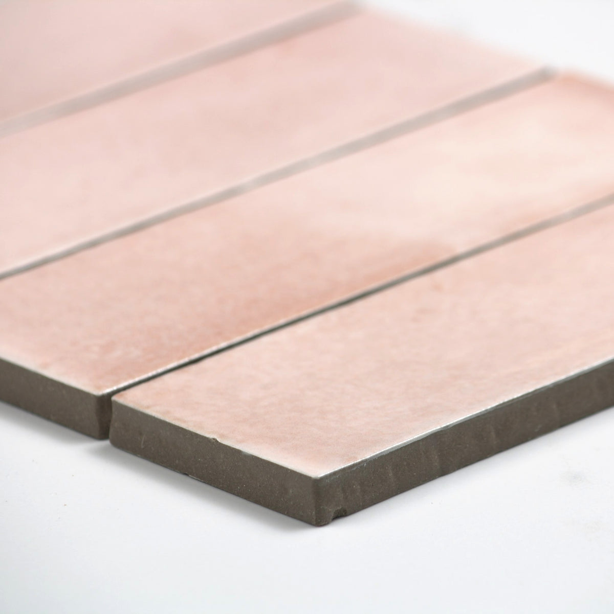 miyako crystal pink gloss 50x150mm angle view