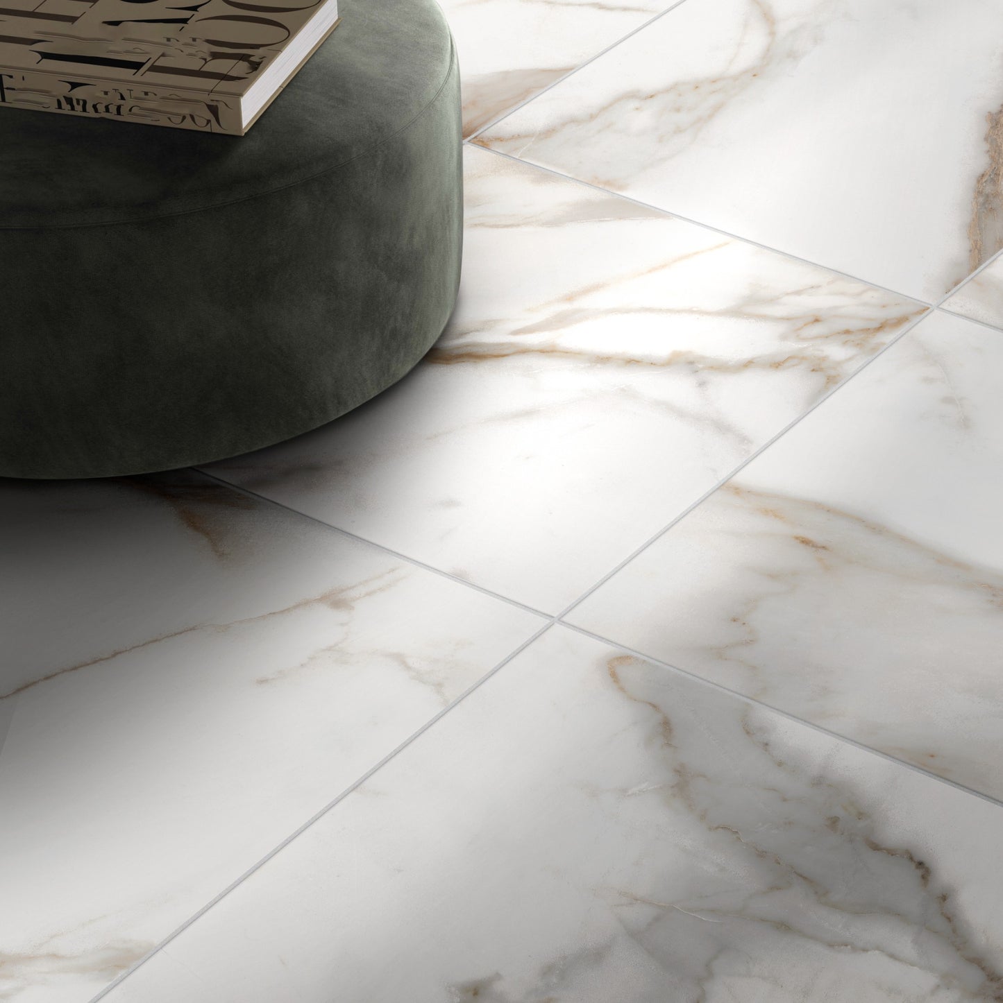Nuovi Marmi Calacatta Gold Matt 600x600mm lifestyle