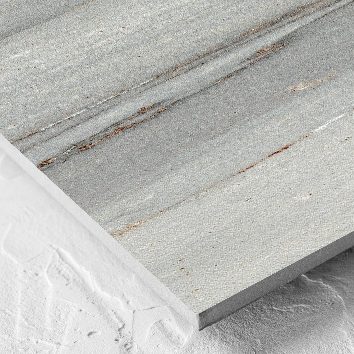 Corner close-up of the Nuovi Marmi Palissandro Matt 600x600mm tile showing the matt surface and the edge profile