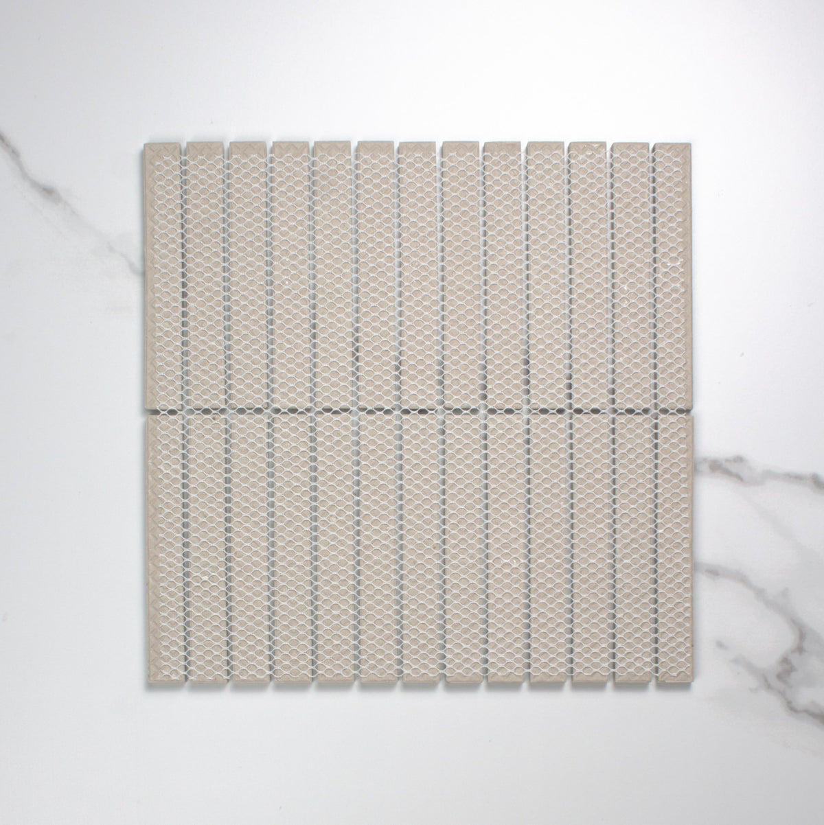osaka sage matt concave finger mosaic 20x145mm top view