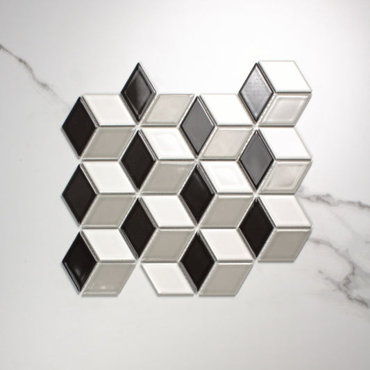 Mixed Gloss Cube 48x48mm top view