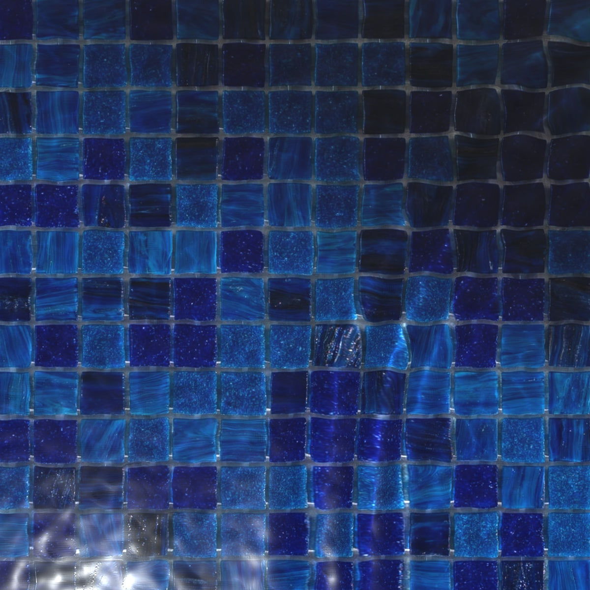 Paradise Phuket Glass Mosaic Pool Safe 300x300mm under water